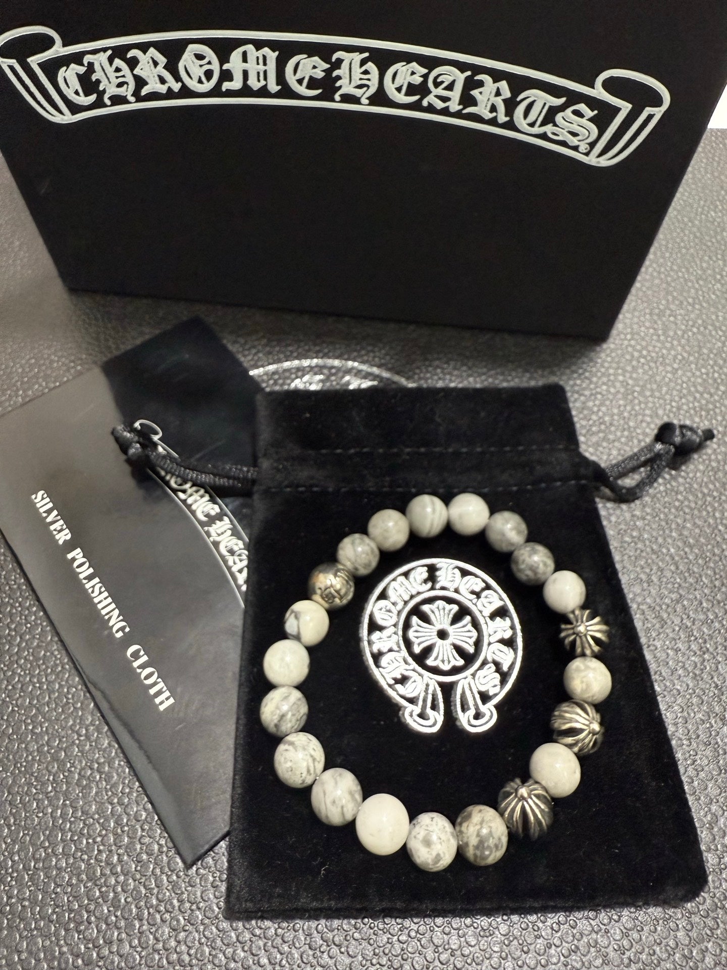 Gothic Emblem Jewelry Accessory in Antique Silver-Tone – Design 03 styled product view