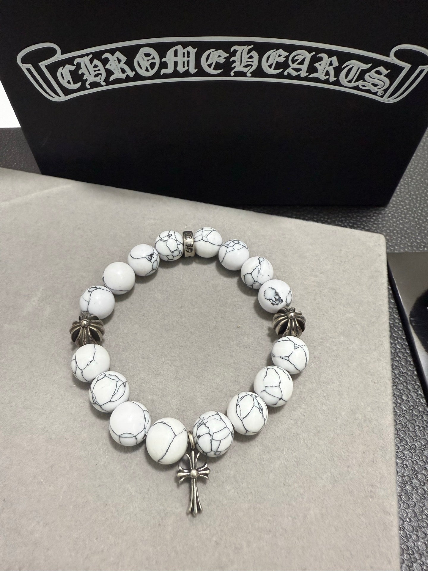 Gothic Emblem Jewelry Accessory in Antique Silver-Tone – Design 12 detail view