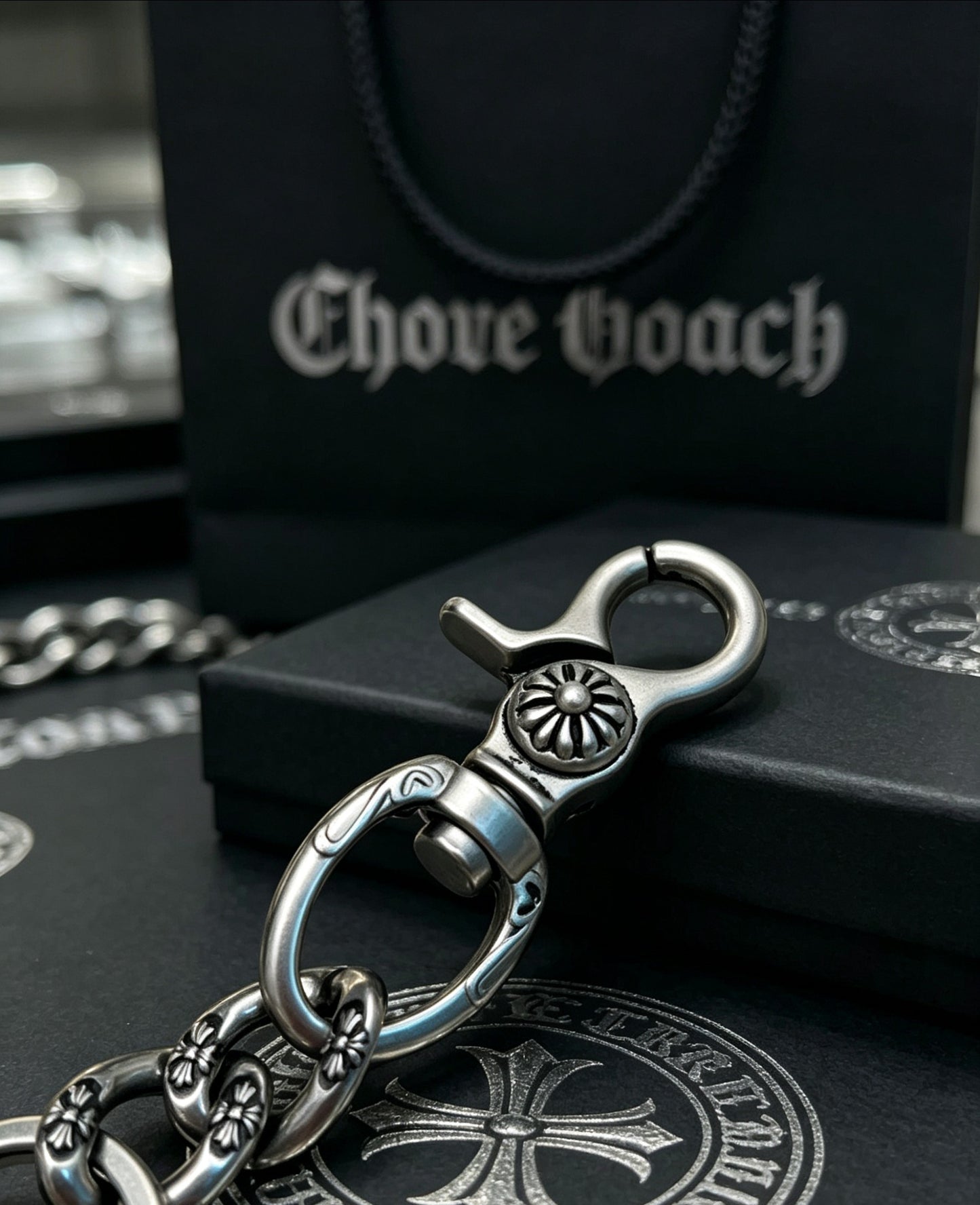 Dagger Multi-Use Chain Accessory – Dagger Detail – Design 02 styled product view