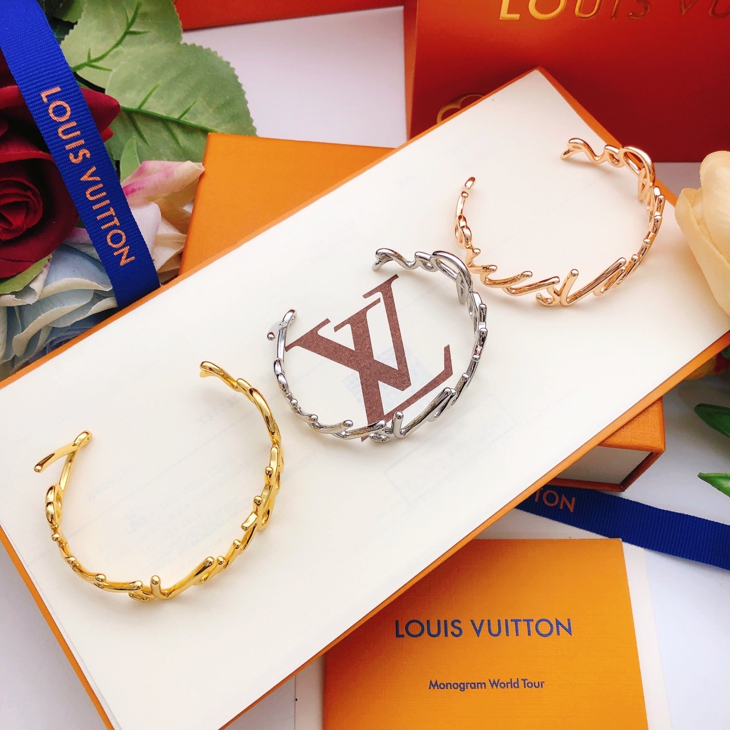 Geometric Emblem Bangle in Gold-Tone – Design 006 styled product view