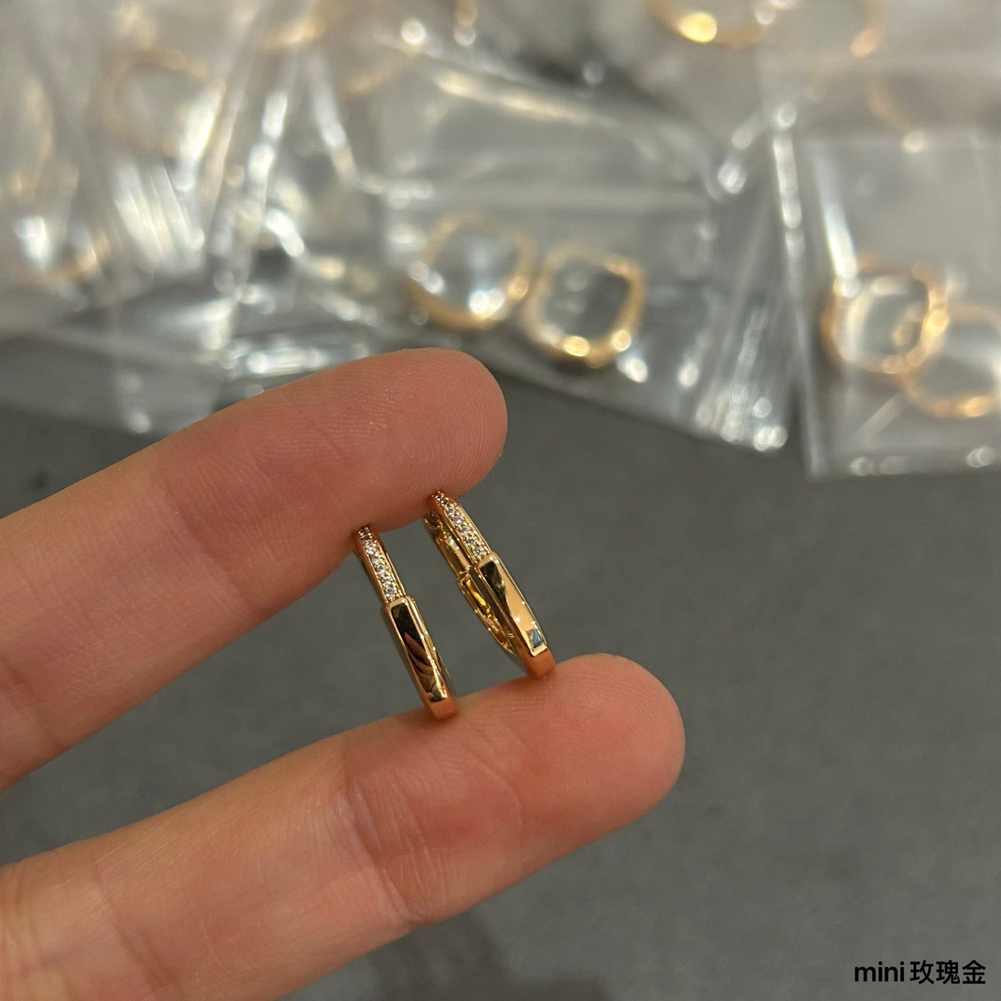 Signature Motif Statement Earrings in Polished Metal-Tone – Design 01 main product view