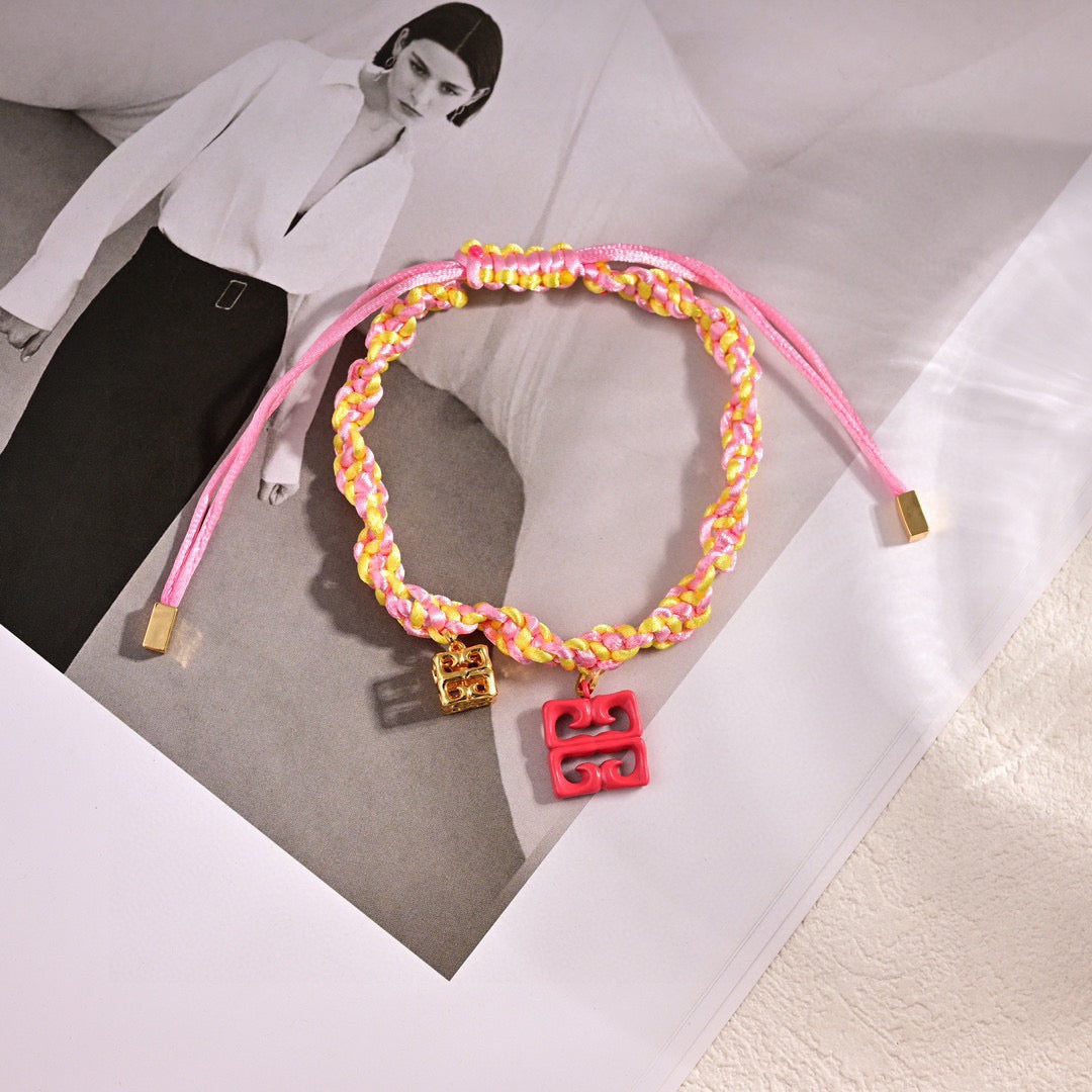 Infinity Cord Bracelet – Multicolor front view