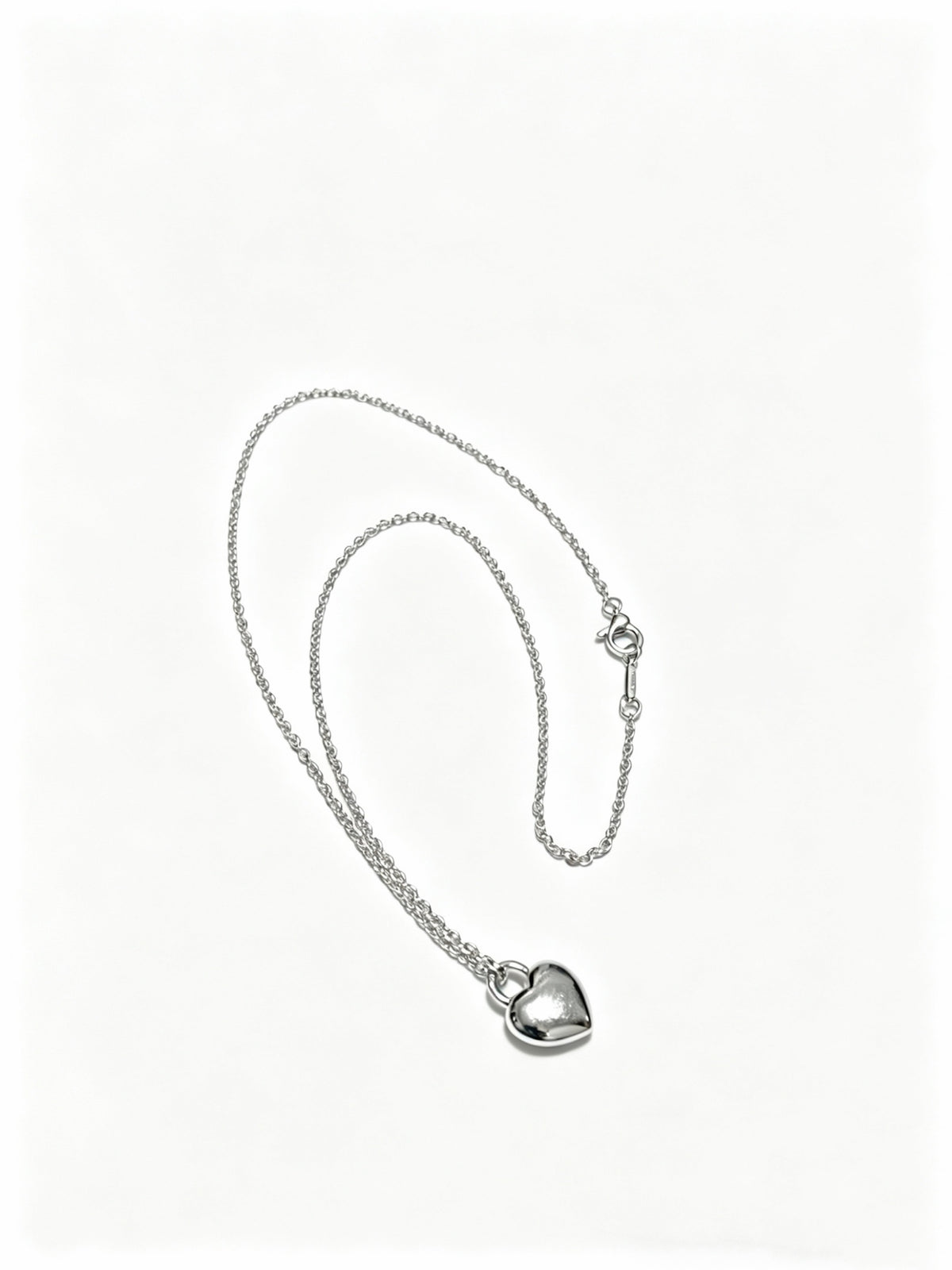 Signature Motif Pendant Necklace in Silver-Tone – Design 37 front product view