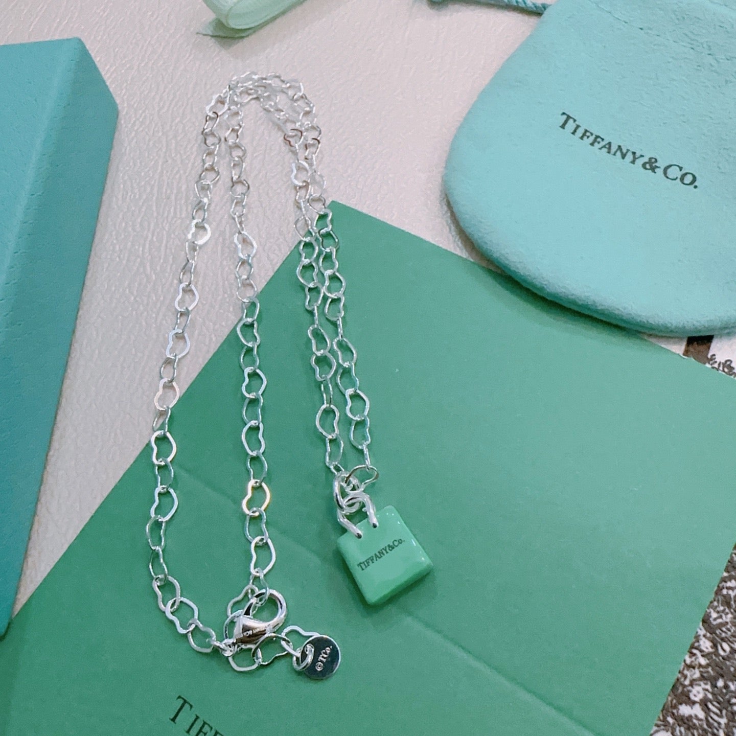 Signature Motif Pendant Necklace in Silver-Tone – Vintage Detail – Design 49 styled product view
