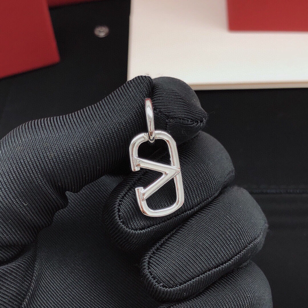 Signature Emblem Drop Earrings in Gold-Tone – Design 09 styled detail