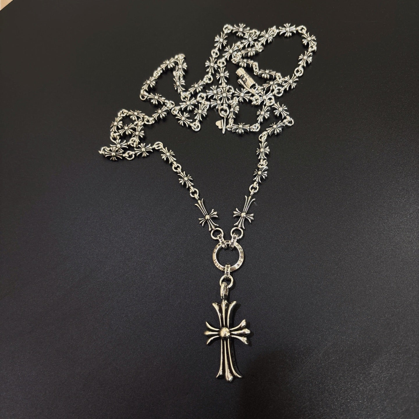 Gothic Emblem Jewelry Accessory in Metal-Tone – Design 02 main product view