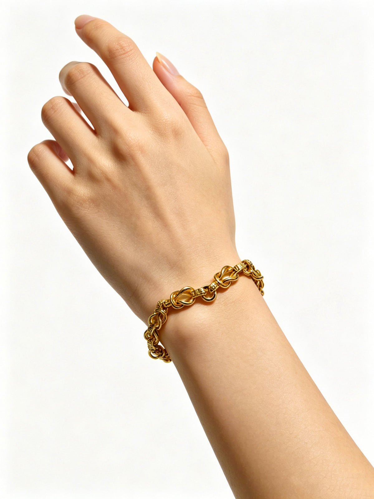 Cross Cuban-Link Bracelet in Antique Silver-Tone – Cuban Link – Design 13 detail view