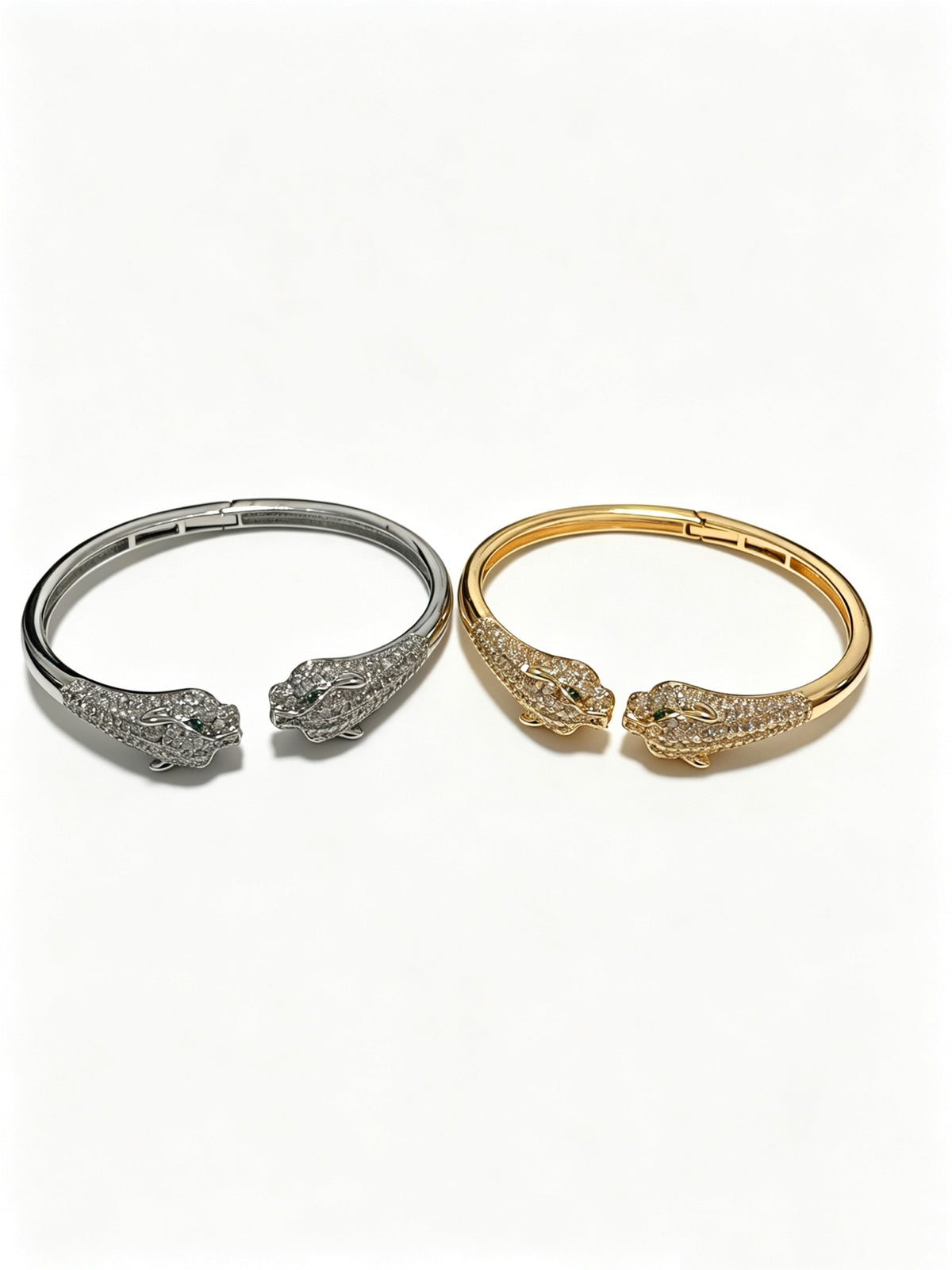 Sculptural Statement Bracelet in Gold-Tone – Design 05 side detail