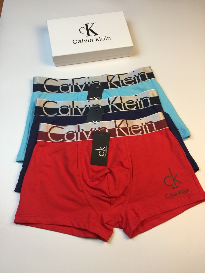 Calvin Klein Broad Logo Waistbands Men's Boxer Briefs - 3-Piece Box