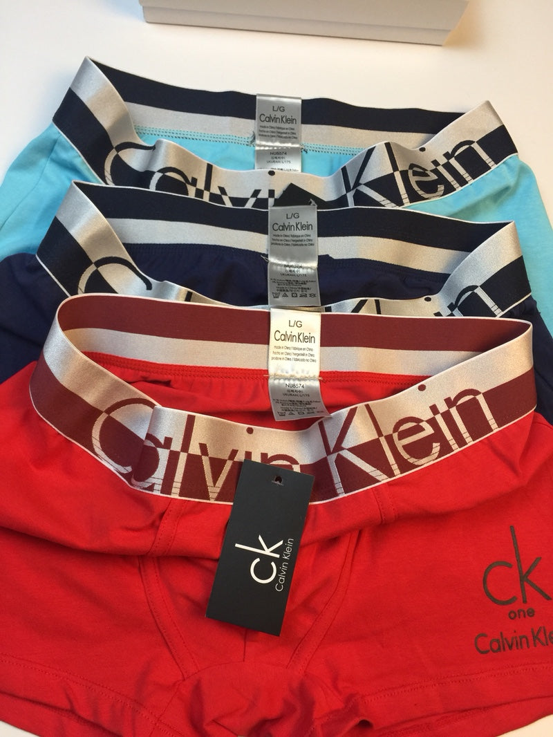 Calvin Klein Broad Logo Waistbands Men's Boxer Briefs - 3-Piece Box