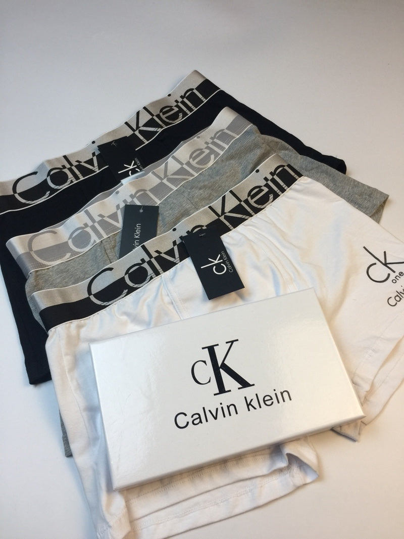 Calvin Klein Broad Logo Waistbands Men's Boxer Briefs - 3-Piece Box