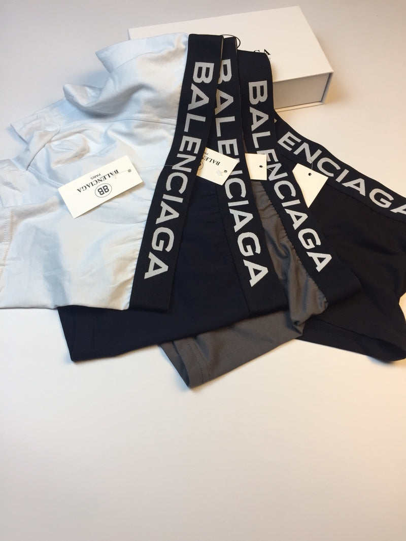 Balenciaga Modal Men's Boxer Briefs - 3-Piece Box