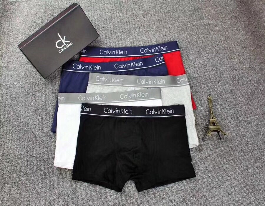 Calvin Klein Broad Logo Waistbands Men's Boxer Briefs - 3-Piece Box