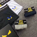 Fendi Cotton Men's Boxer Briefs - 3-Piece Box