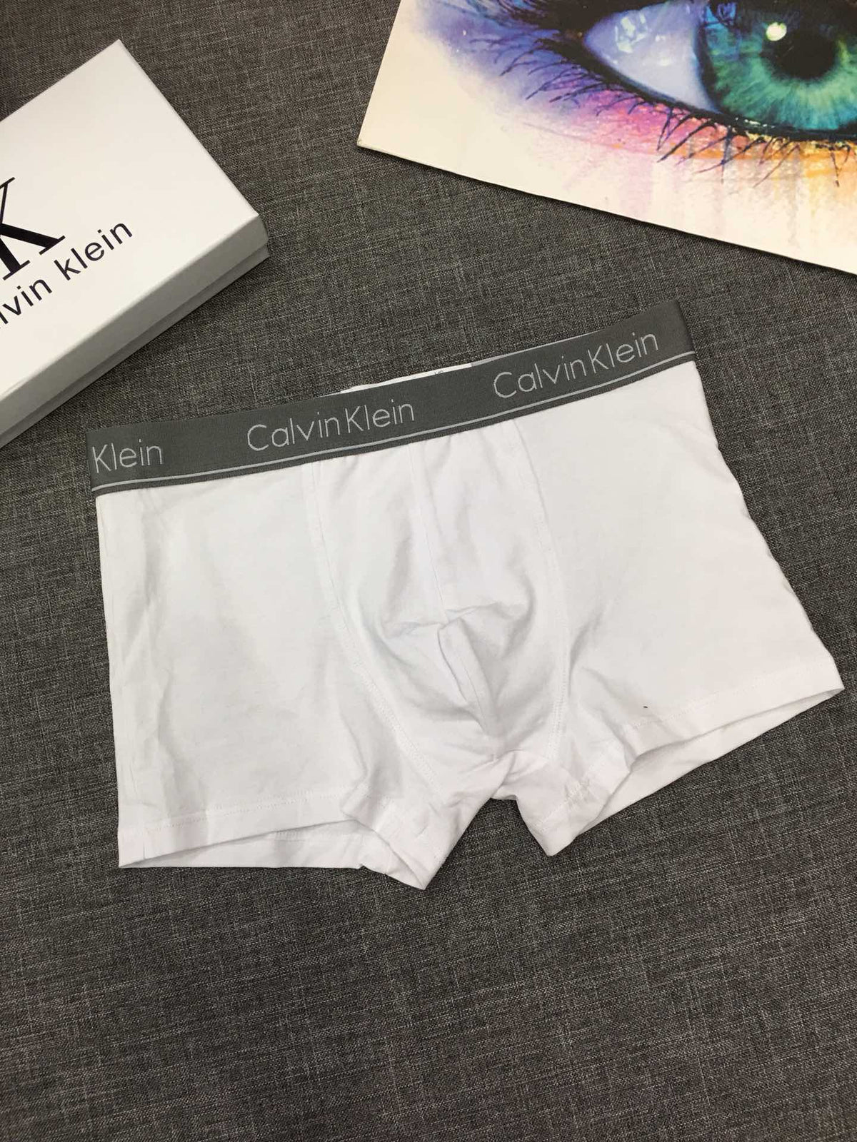 Calvin Klein Clean Logo Waistbands Men's Boxer Briefs - 3-Piece Box