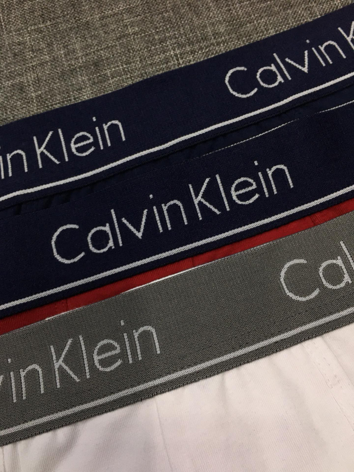 Calvin Klein Contrast Waistbands Men's Boxer Briefs - 3-Piece Box