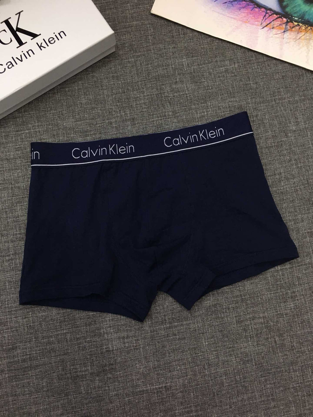 Calvin Klein Clean Logo Waistbands Men's Boxer Briefs - 3-Piece Box