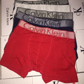 Calvin Klein Oversized Logo Waistbands Men's Boxer Briefs - 3-Piece Box