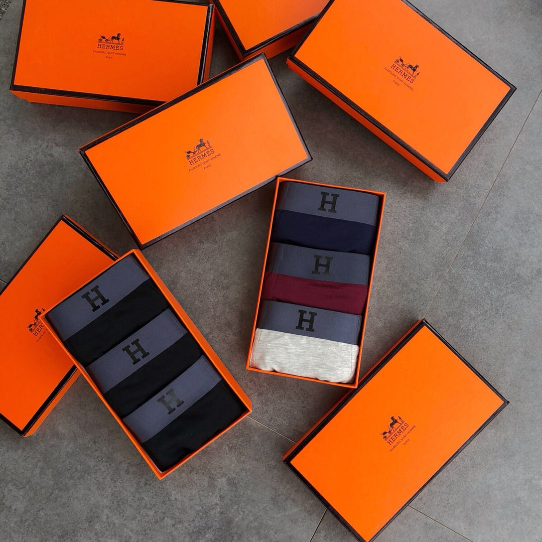 Hermes Modal Short Socks - 3-Pair Pack