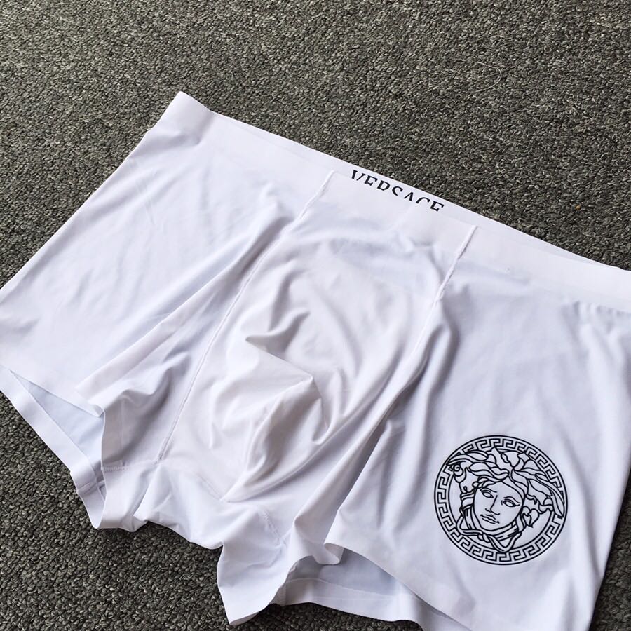 Versace Milk-Silk Men's Boxer Briefs - 3-Piece Box