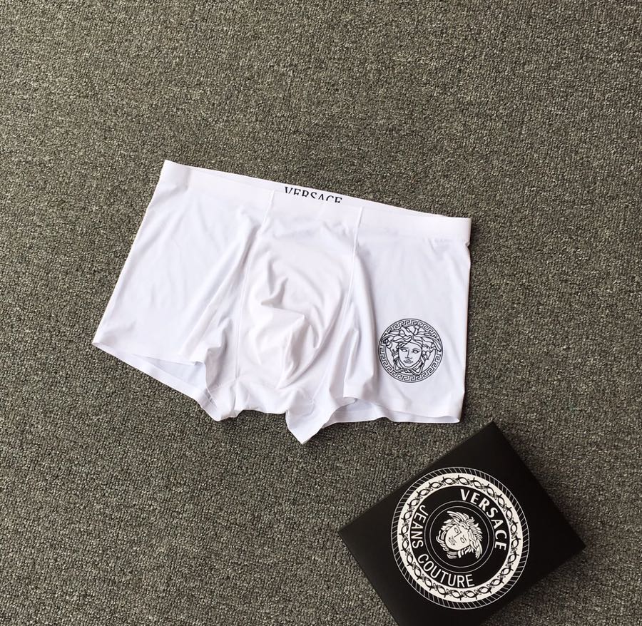 Versace Milk-Silk Men's Boxer Briefs - 3-Piece Box