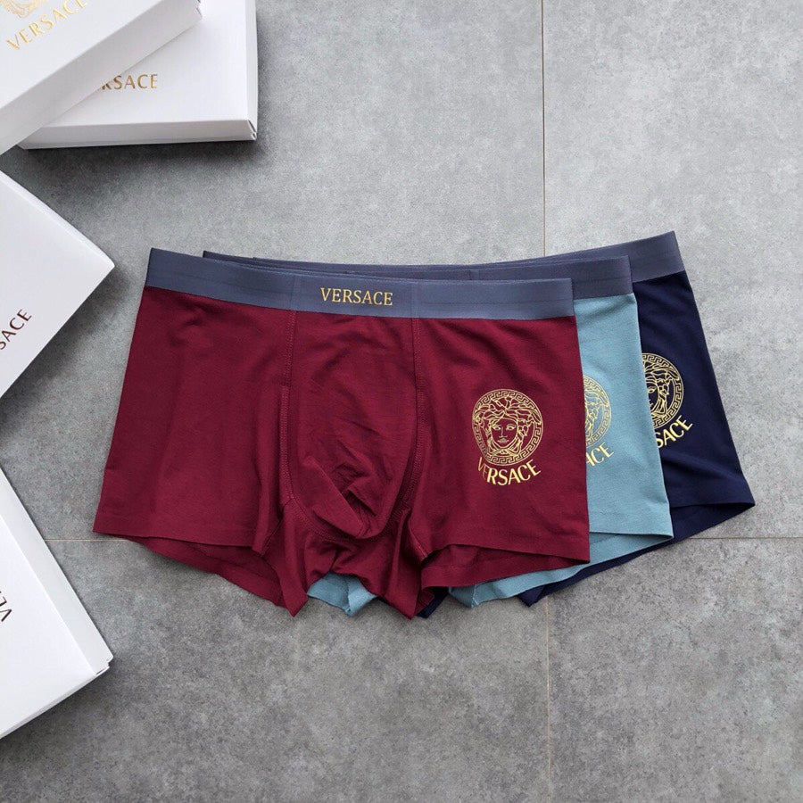Versace Modal Men's Boxer Briefs - 3-Piece Box