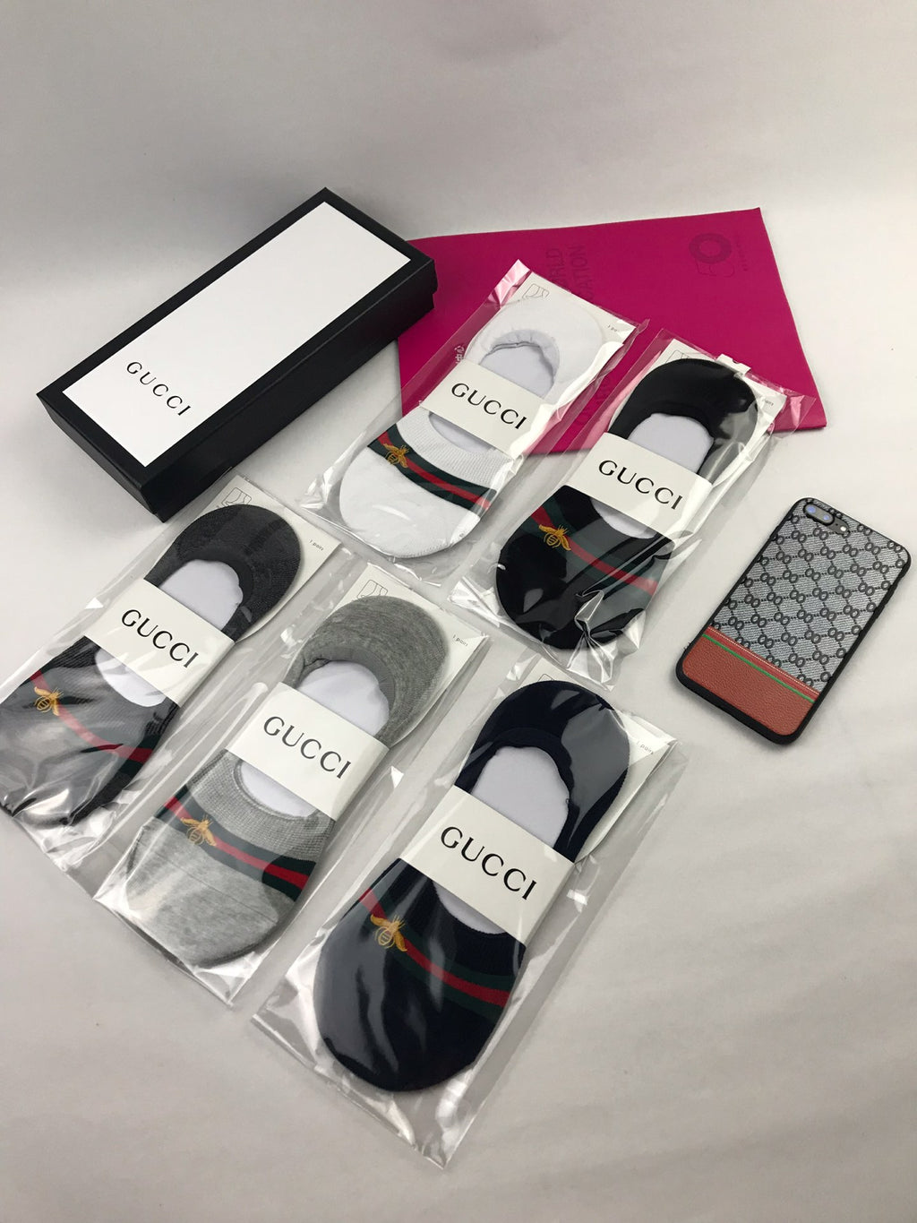 Gucci Cotton Short Socks - 5-Pair Pack