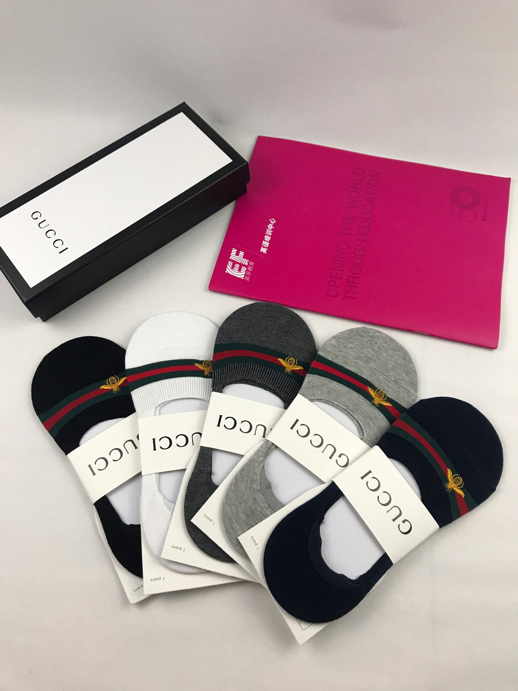 Gucci Cotton Short Socks - 5-Pair Pack