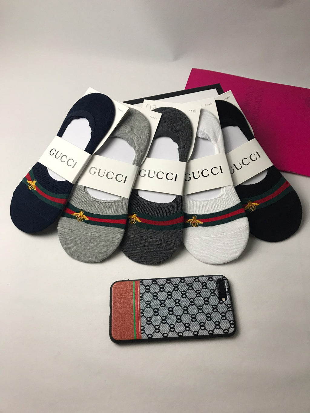 Gucci Cotton Short Socks - 5-Pair Pack