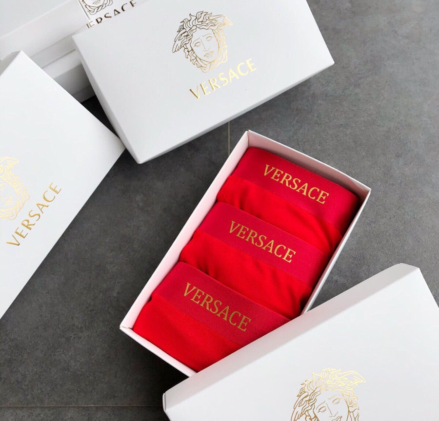 Versace Modal Men's Boxer Briefs - 3-Piece Box
