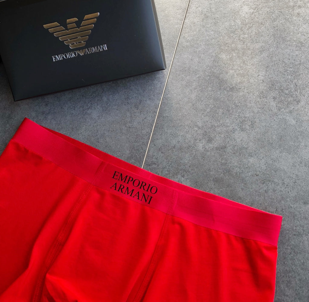 Armani Eagle Graphics Men's Boxer Briefs - 3-Piece Box