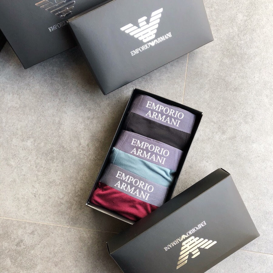 Armani Modal Men's Boxer Briefs - 3-Piece Box