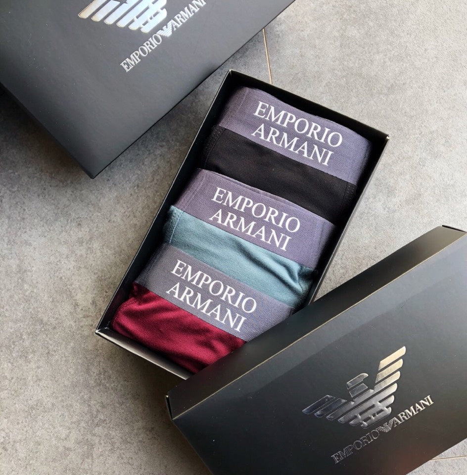 Armani Modal Men's Boxer Briefs - 3-Piece Box