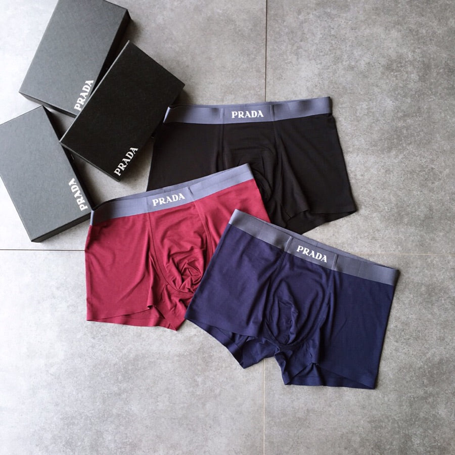 Prada Modal Short Socks - 3-Pair Pack