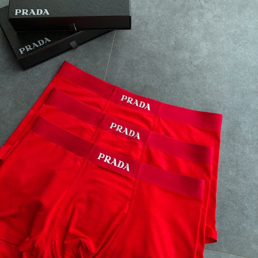 Prada Modal Men's Boxer Briefs - 3-Piece Box