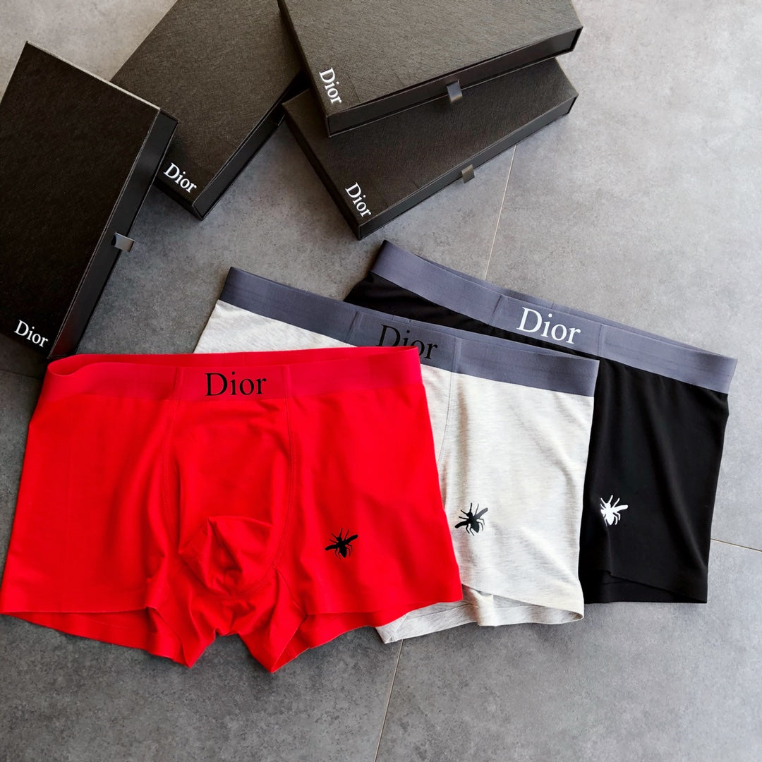 Dior Modal Men's Boxer Briefs - 3-Piece Box