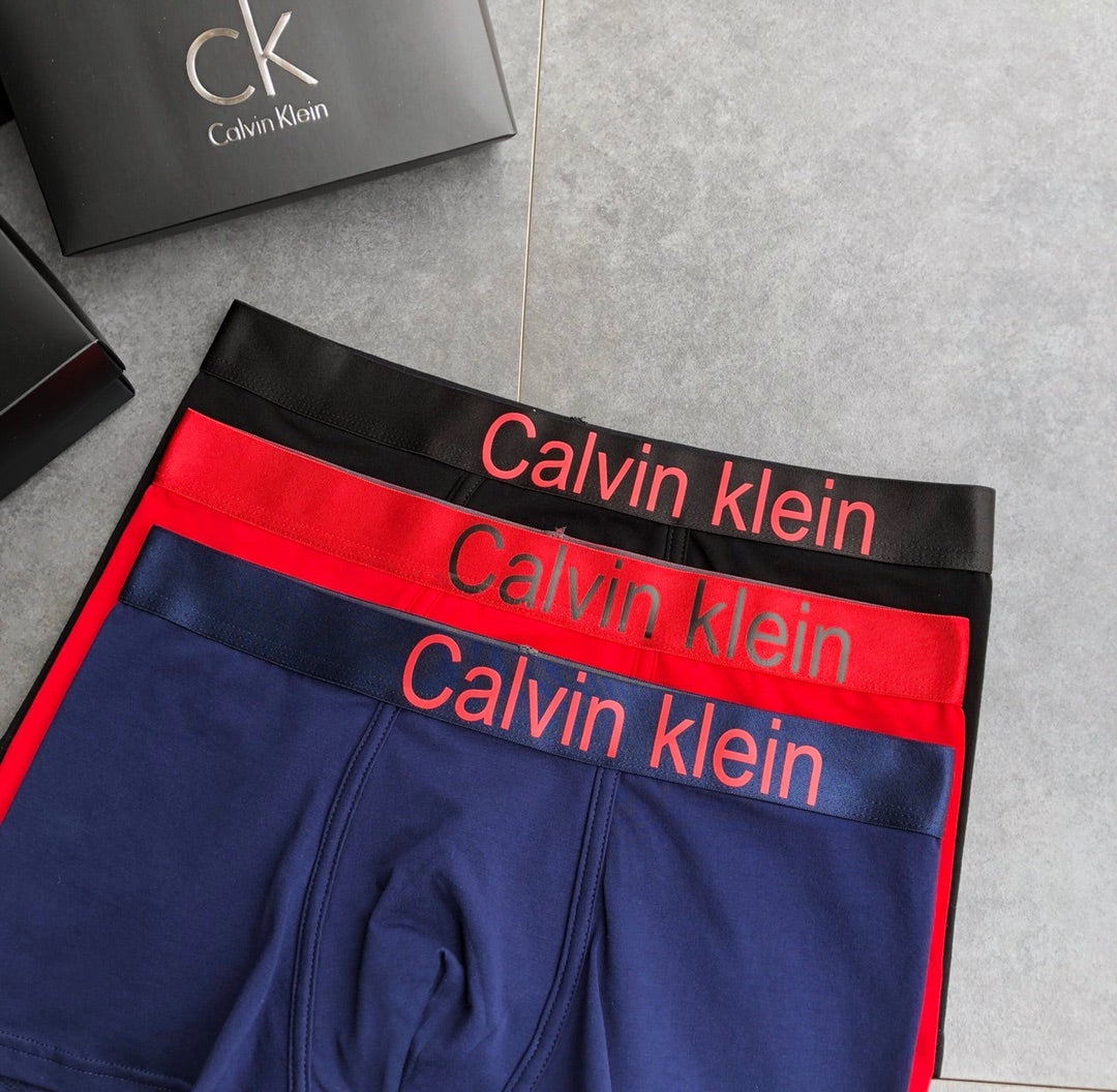 Calvin Klein Cotton Men's Boxer Briefs - 3-Piece Box
