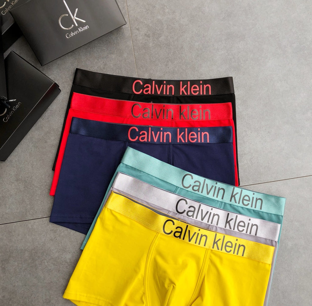 Calvin Klein Cotton Men's Boxer Briefs - 3-Piece Box