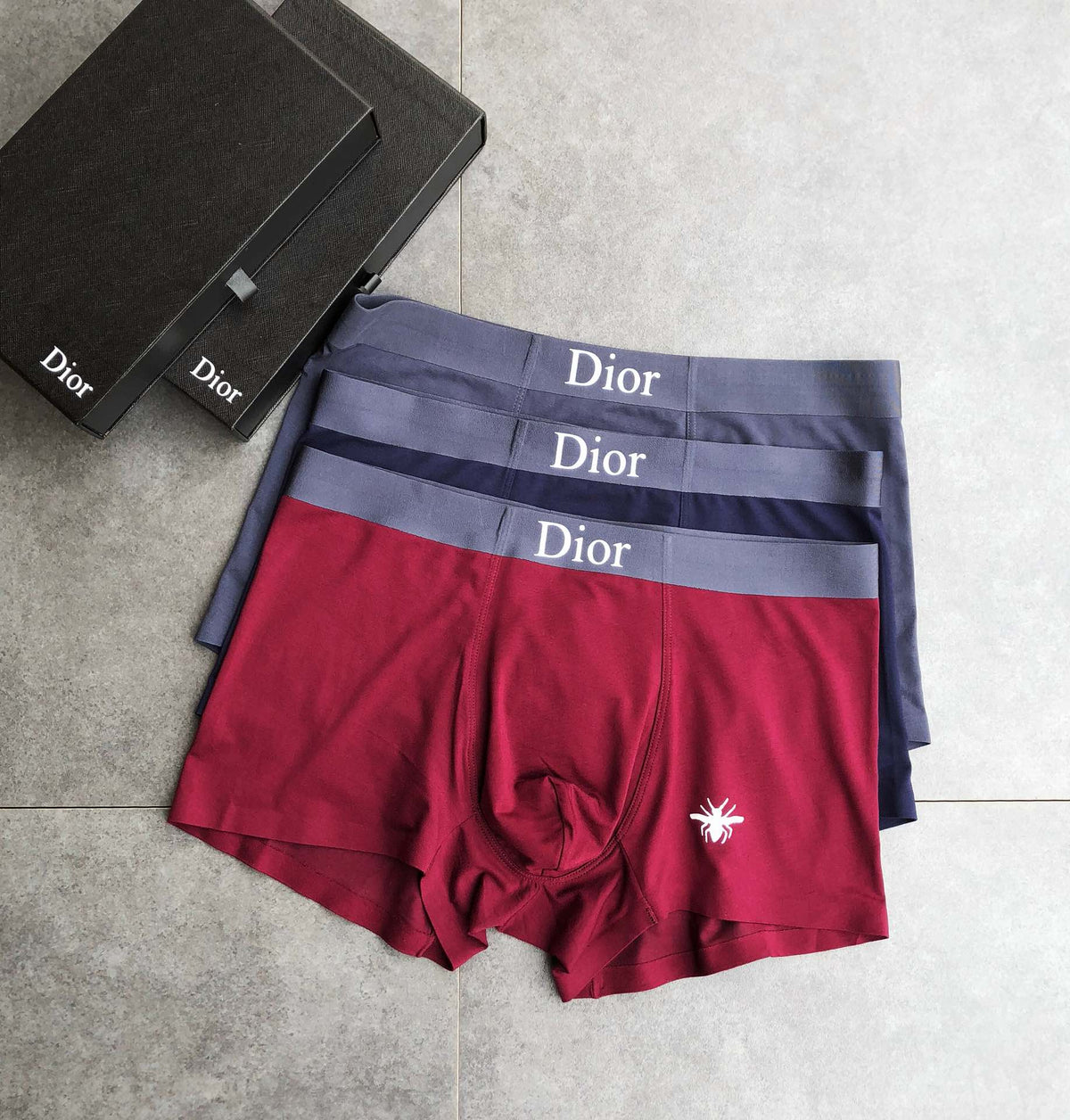 Dior Modal Short Socks - 3-Pair Pack