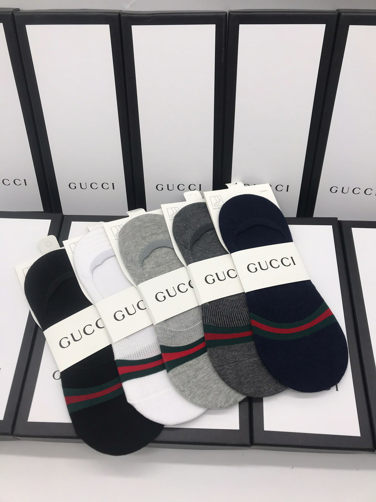 Gucci Cotton Socks - 5-Pair Pack