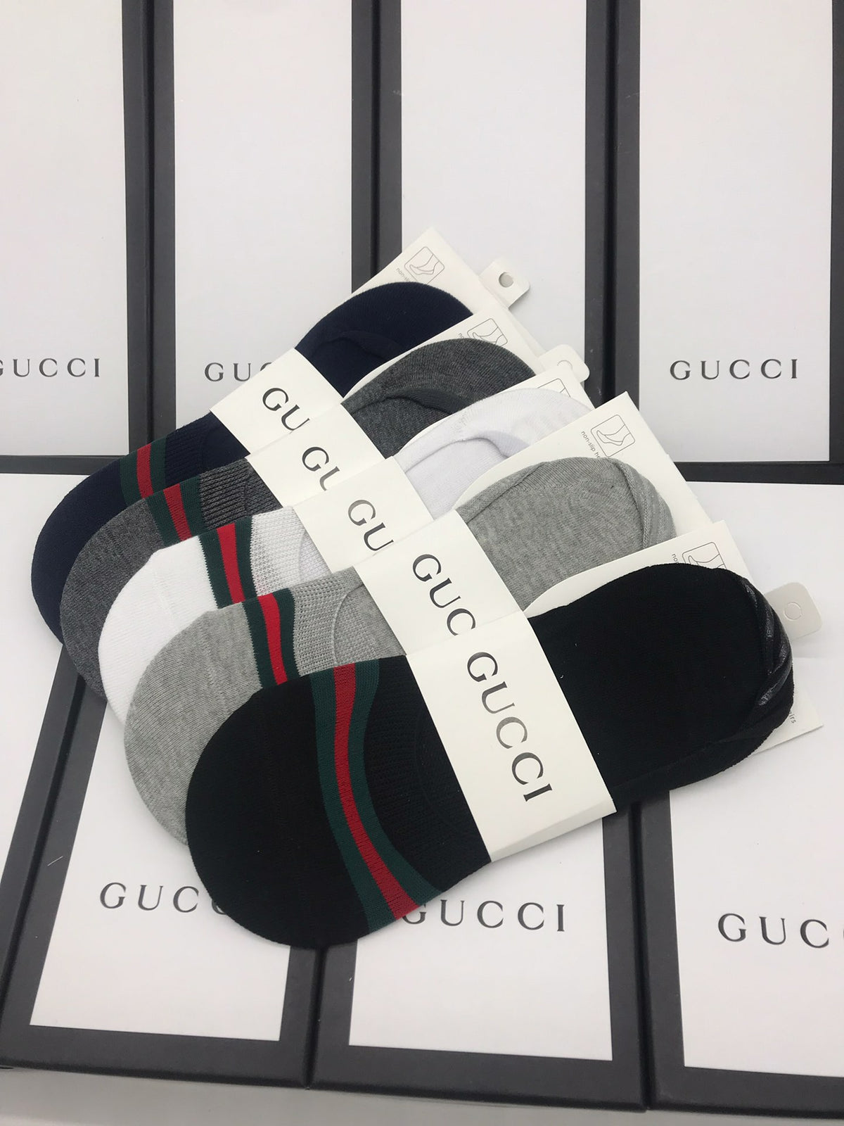 Gucci Cotton Socks - 5-Pair Pack