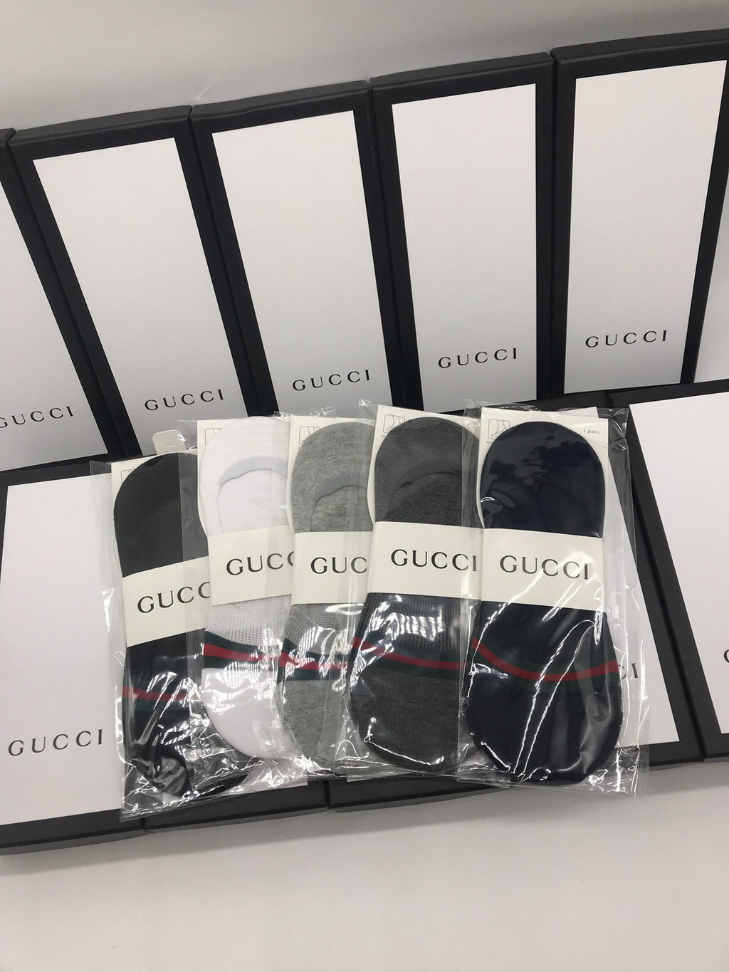 Gucci Cotton Short Socks - 5-Pair Pack