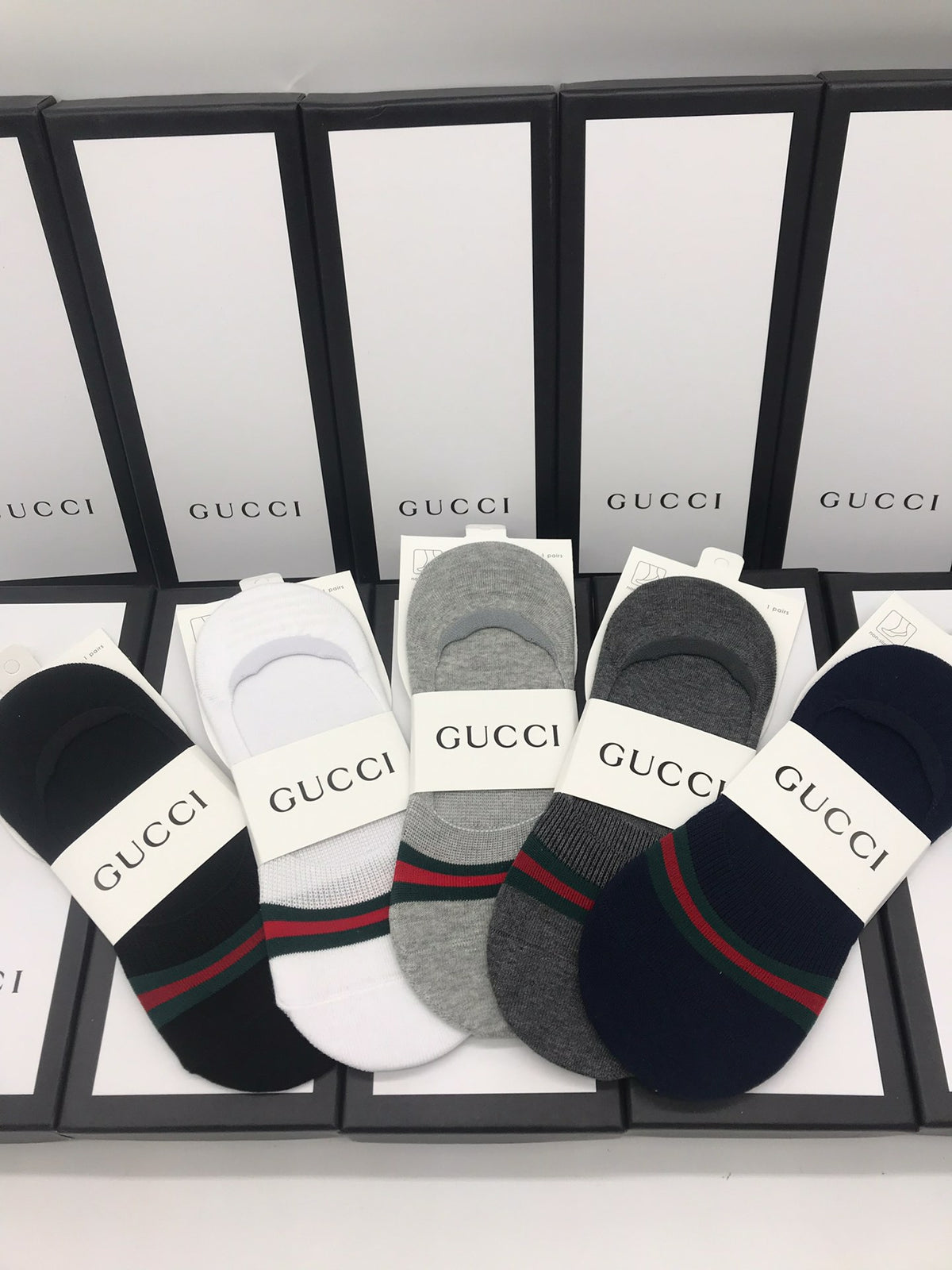 Gucci Cotton Socks - 5-Pair Pack
