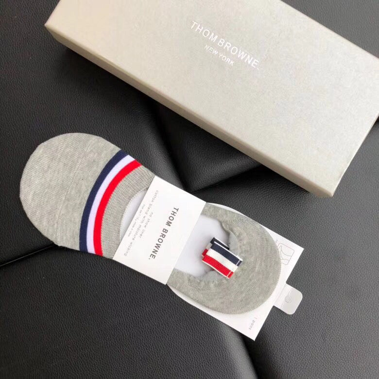 Thom Browne Cotton Crew Socks - 5-Pair Set