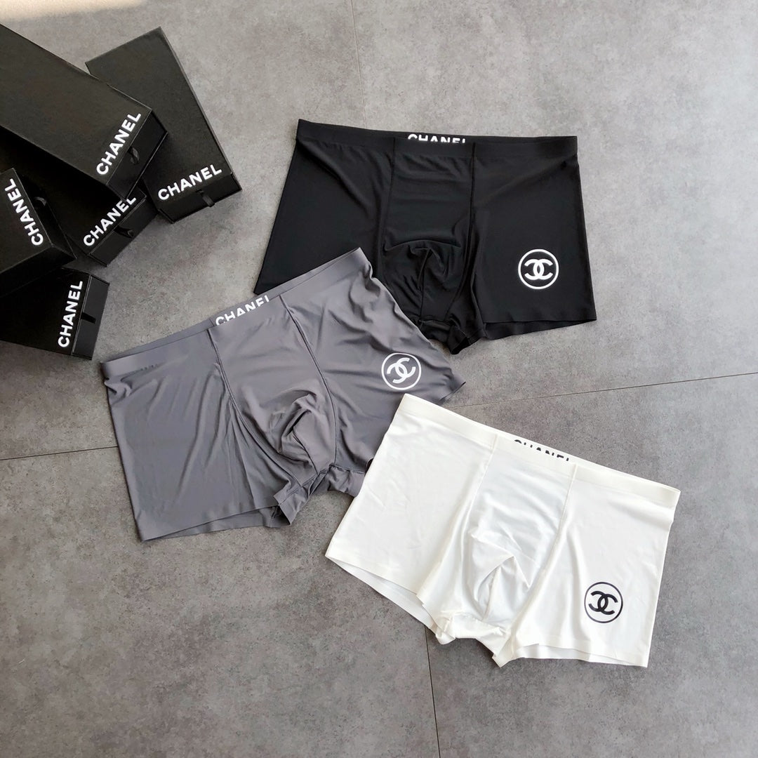 Chanel Milk-Silk Men's Boxer Briefs - 3-Piece Box