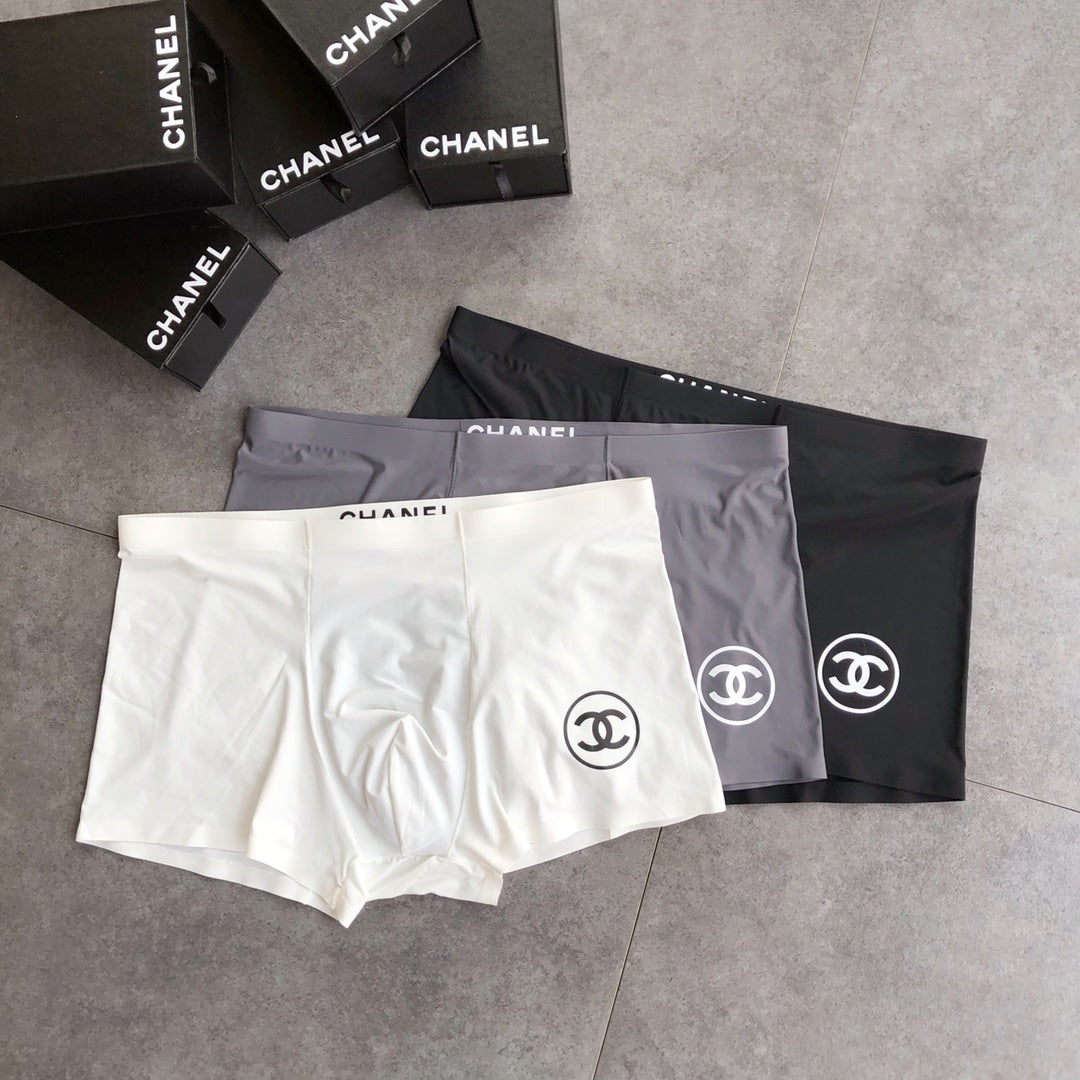 Chanel Milk-Silk Men's Boxer Briefs - 3-Piece Box