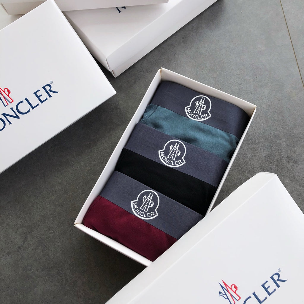 Moncler Modal Men's Boxer Briefs - 3-Piece Box