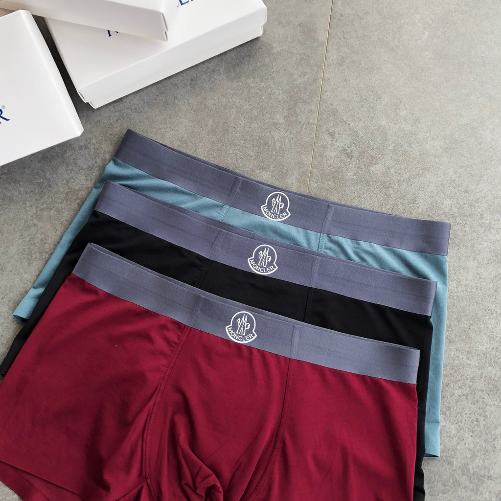 Moncler Modal Men's Boxer Briefs - 3-Piece Box
