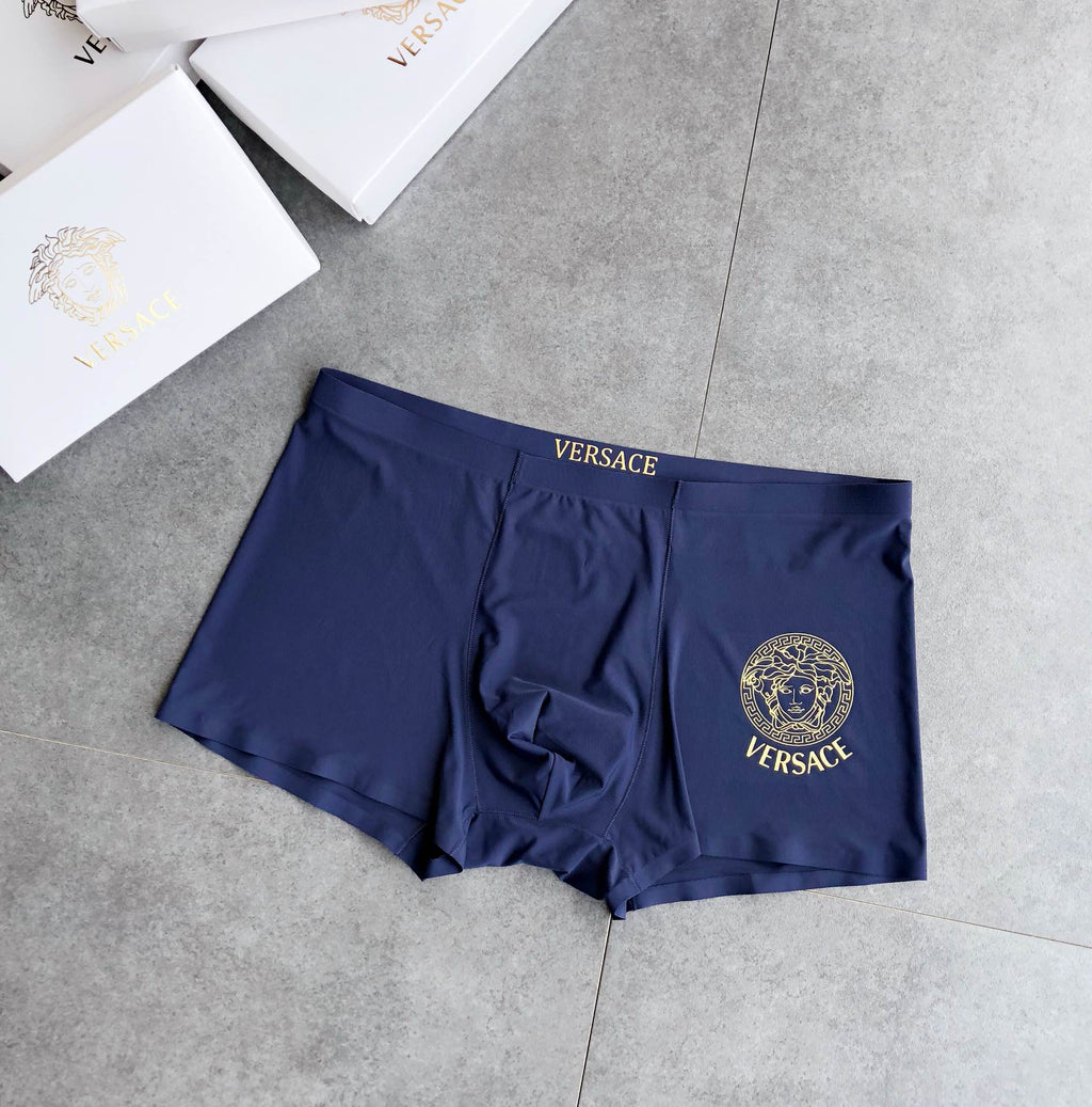 Versace Milk-Silk Men's Boxer Briefs - 3-Piece Box