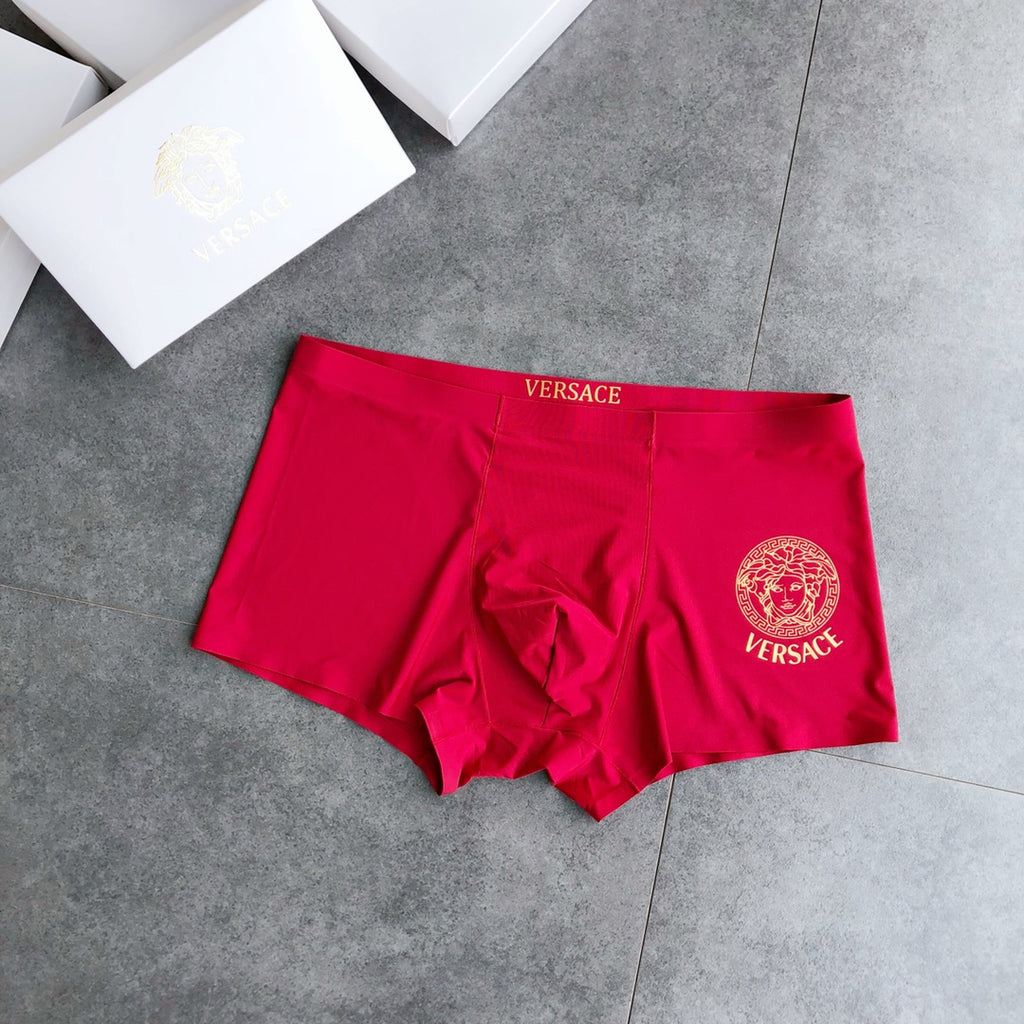 Versace Milk-Silk Men's Boxer Briefs - 3-Piece Box